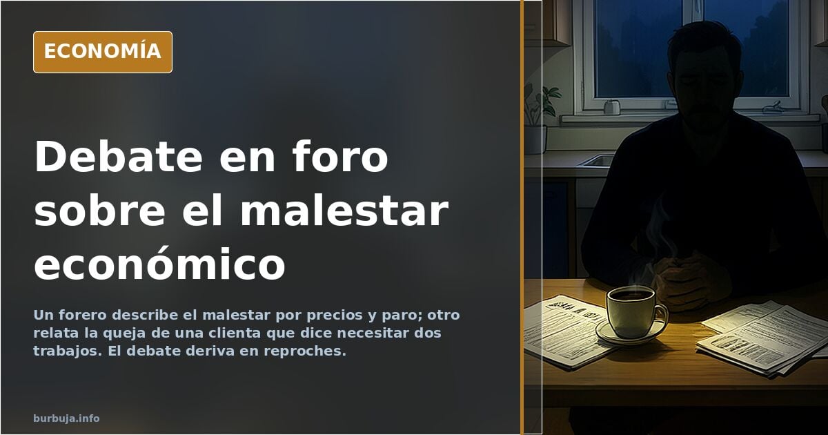 «Esto colapsa y nadie protesta», dice un forero
