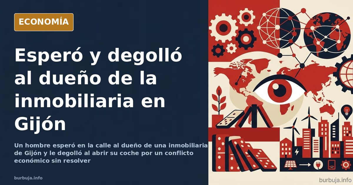 Degollado el dueño de una inmobiliaria de Gijón por un cliente