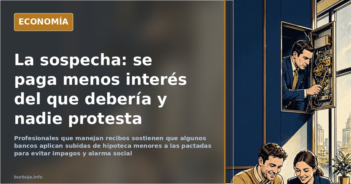 Hipotecas variables: la sospecha de subidas bajo contrato