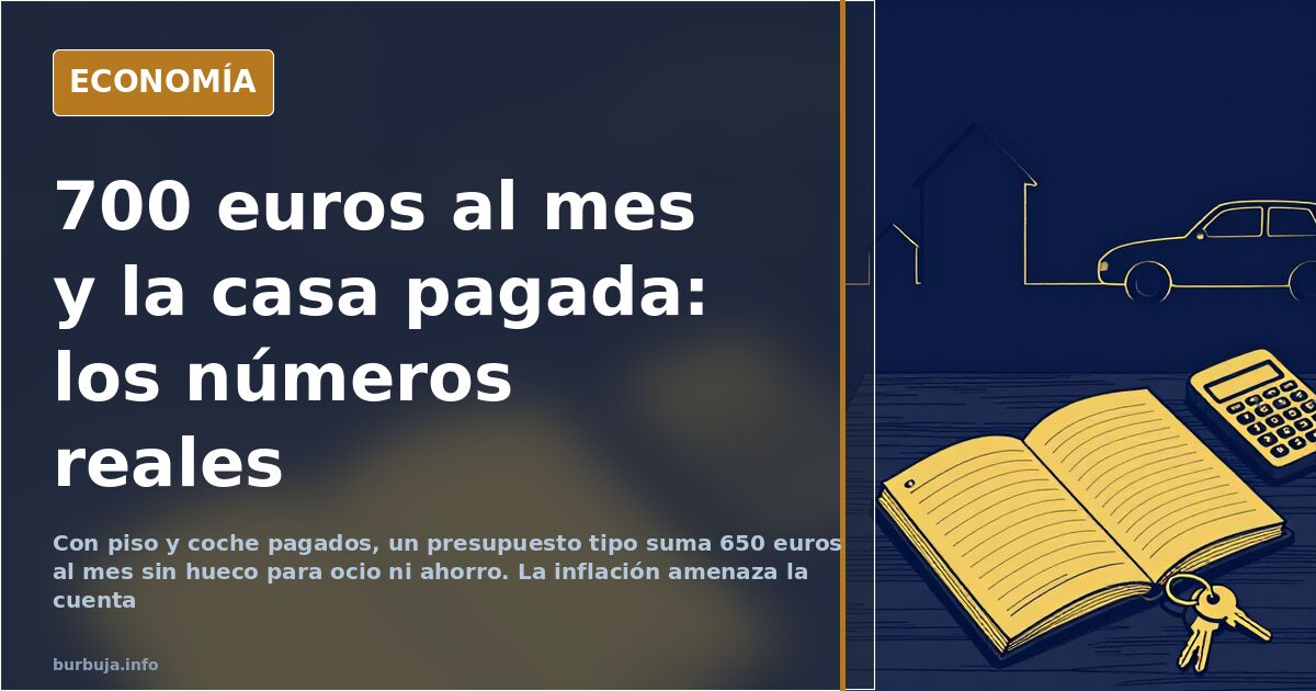 Calculadora, libreta de gastos y un manojo de llaves sobre una mesa para ilustrar un presupuesto de 700 euros al mes