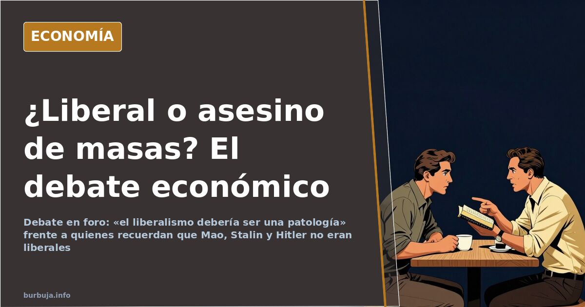 El liberalismo como patología: el debate que agita la economía