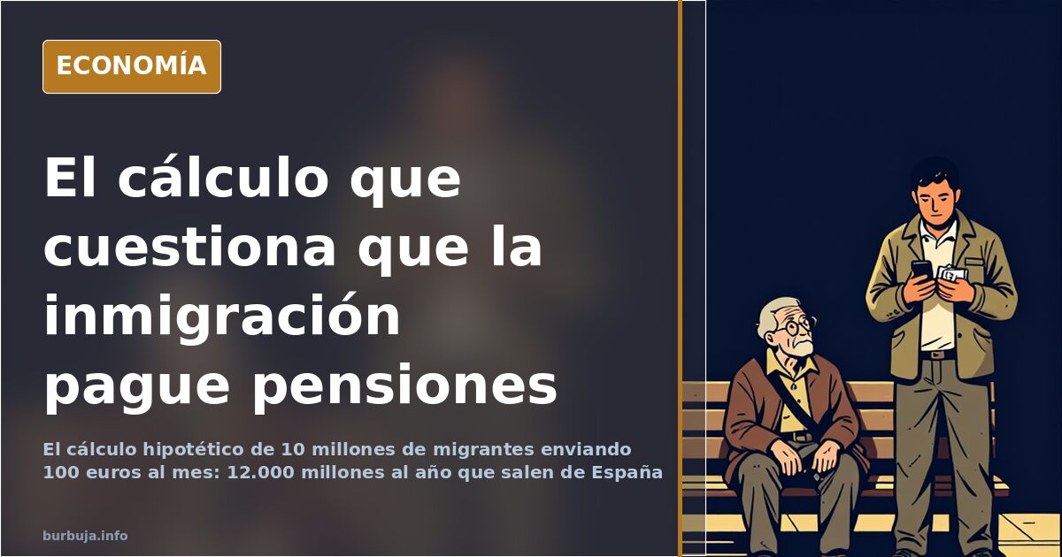 El cálculo que cuestiona que la inmigración pague las pensiones