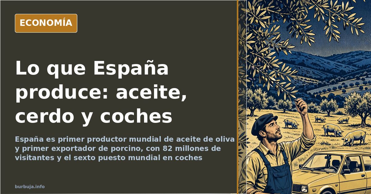 Spain's Top Exports: Olive Oil, Pork, Wine, Cars