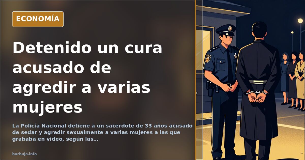 Detenido un sacerdote de Málaga acusado de sedar y agredir a mujeres
