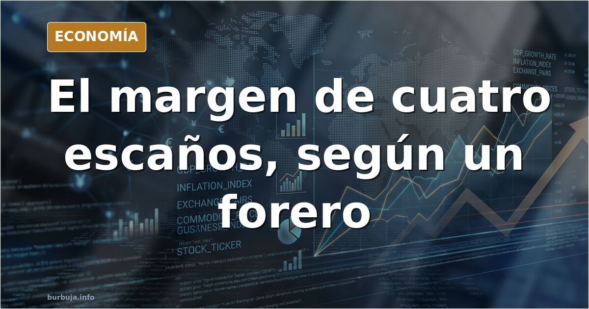 Hemiciclo parlamentario con escaños vacíos en tonos azul marino y dorado, ilustración editorial sobre la mayoría parlamentari