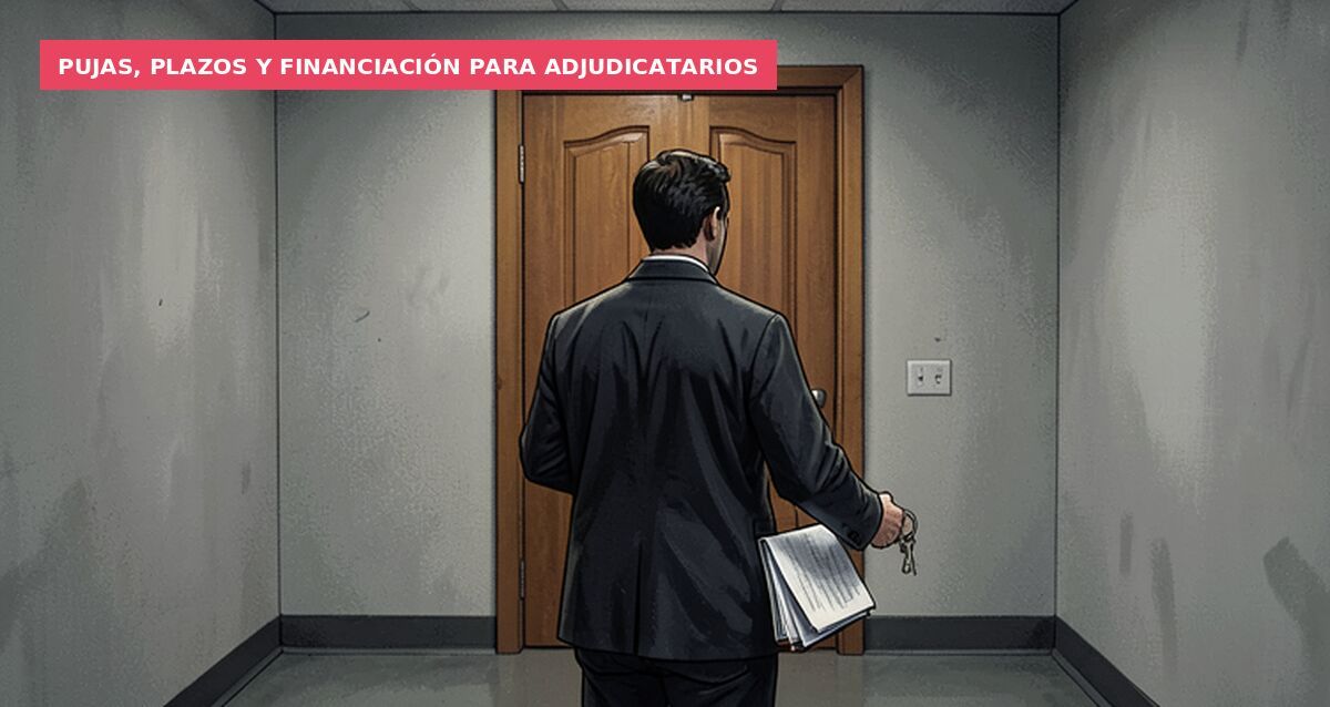 Pujas, plazos y financiación para adjudicatarios
