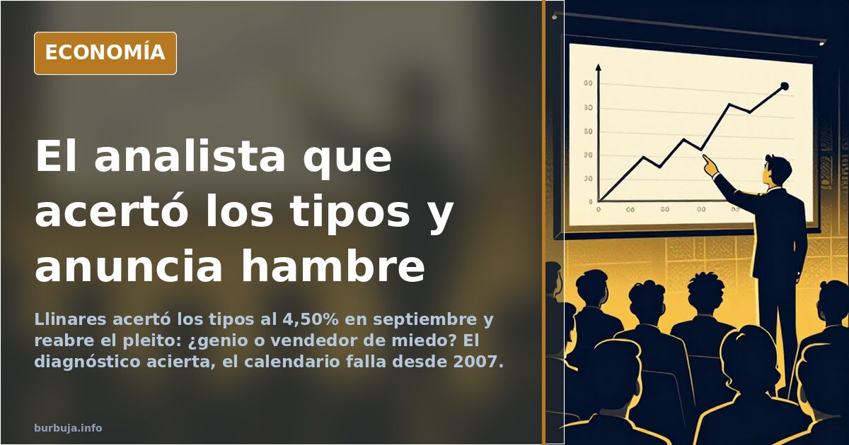 Un 2024 de vértigo: Llinares, entre el genio y el alarmismo