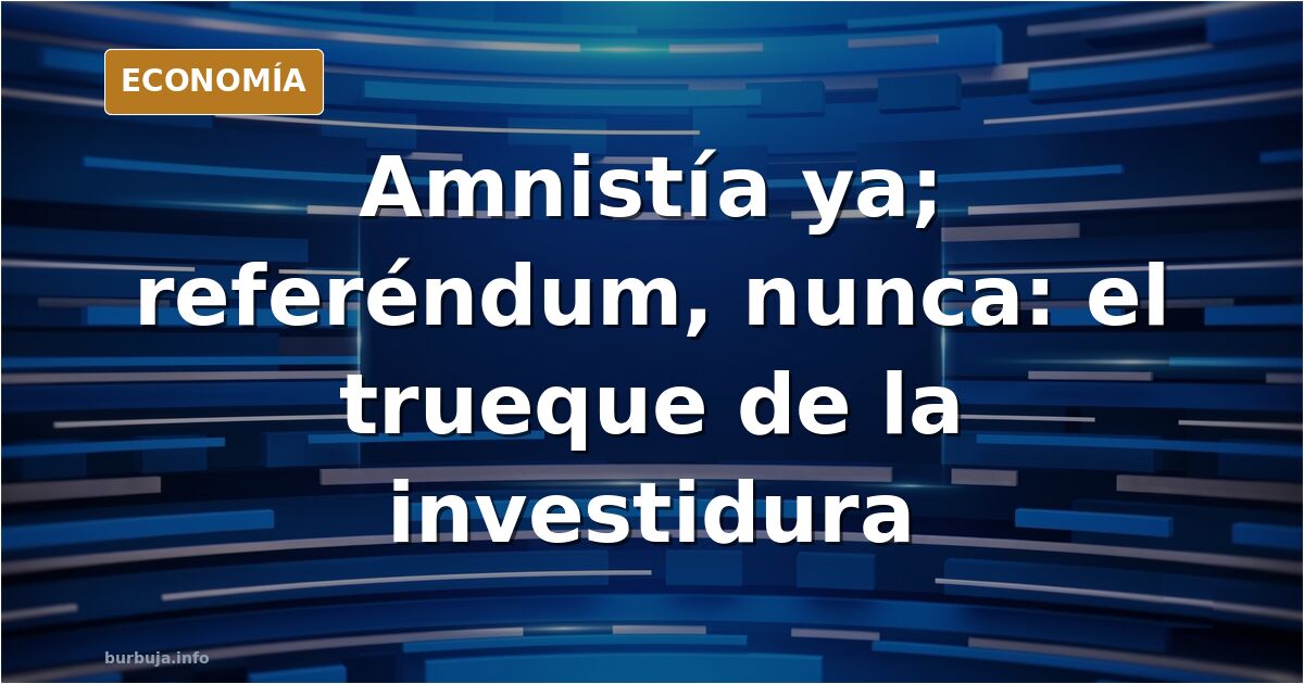 Ilustración editorial con urnas y escaños vacíos en una cámara parlamentaria bajo una luz dorada sobre fondo azul marino