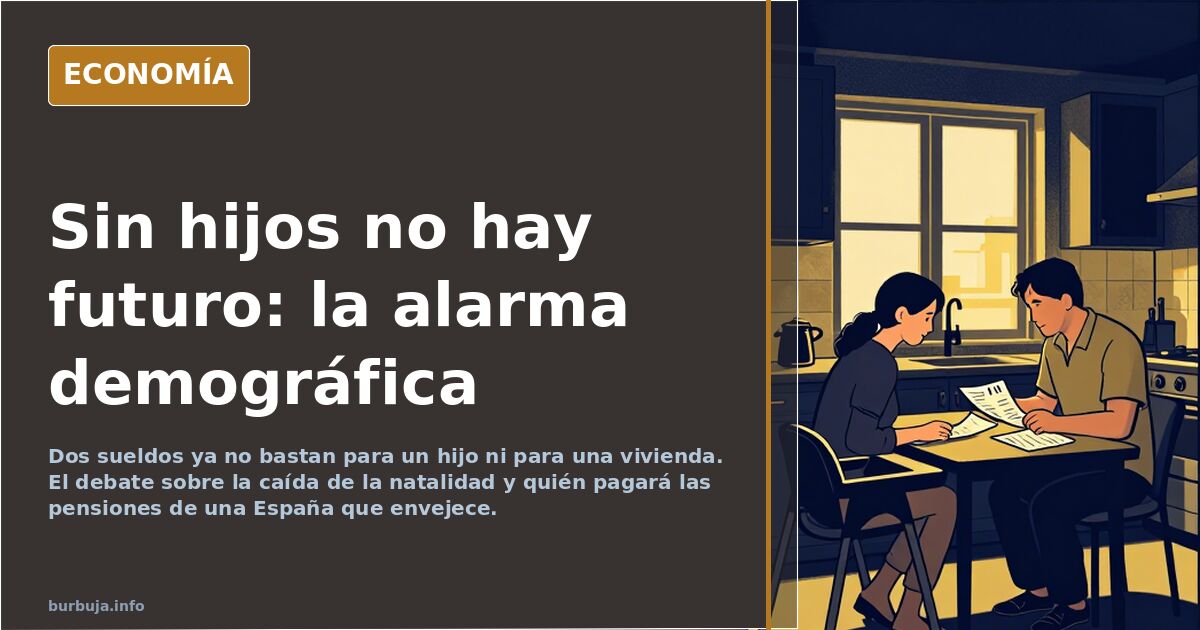 El futuro son las parejas sin hijos: el debate demográfico