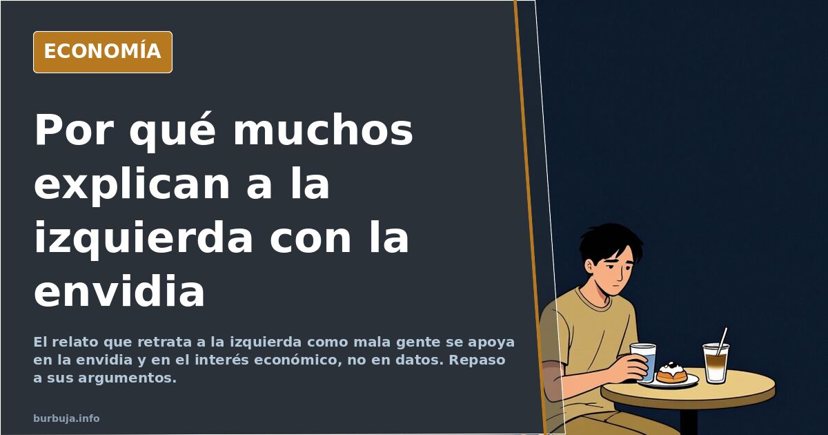 Por qué la izquierda es retratada como envidiosa y resentida
