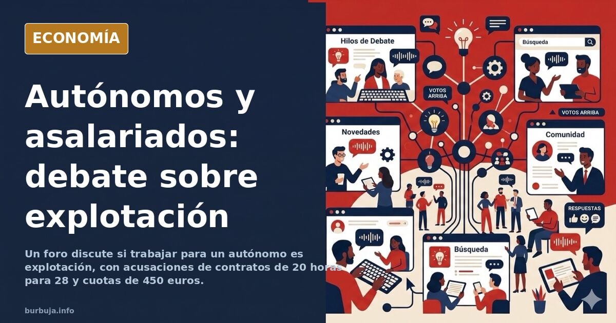 Debate: autónomos y asalariados, acusaciones cruzadas