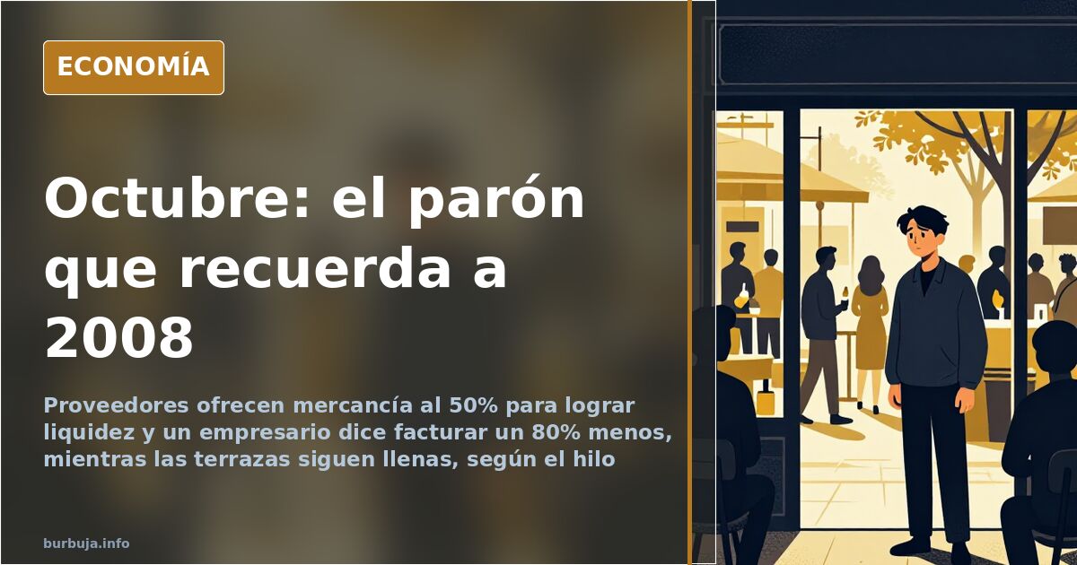 Pedidos al 50% y reformas un 40% más caras en octubre