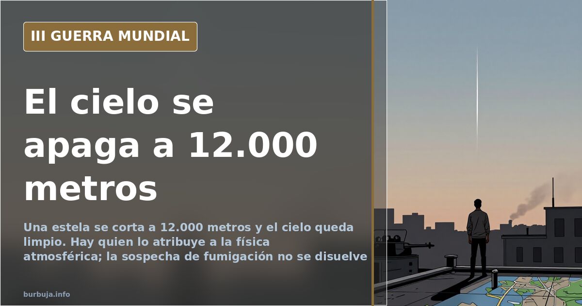 Estelas que se apagan: el vapor de agua y sus 15.000 vuelos diarios