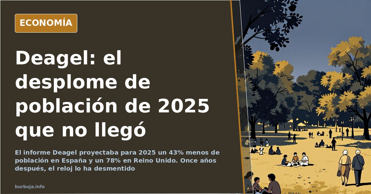 Deagel y la despoblación de 2025 que el calendario no trajo