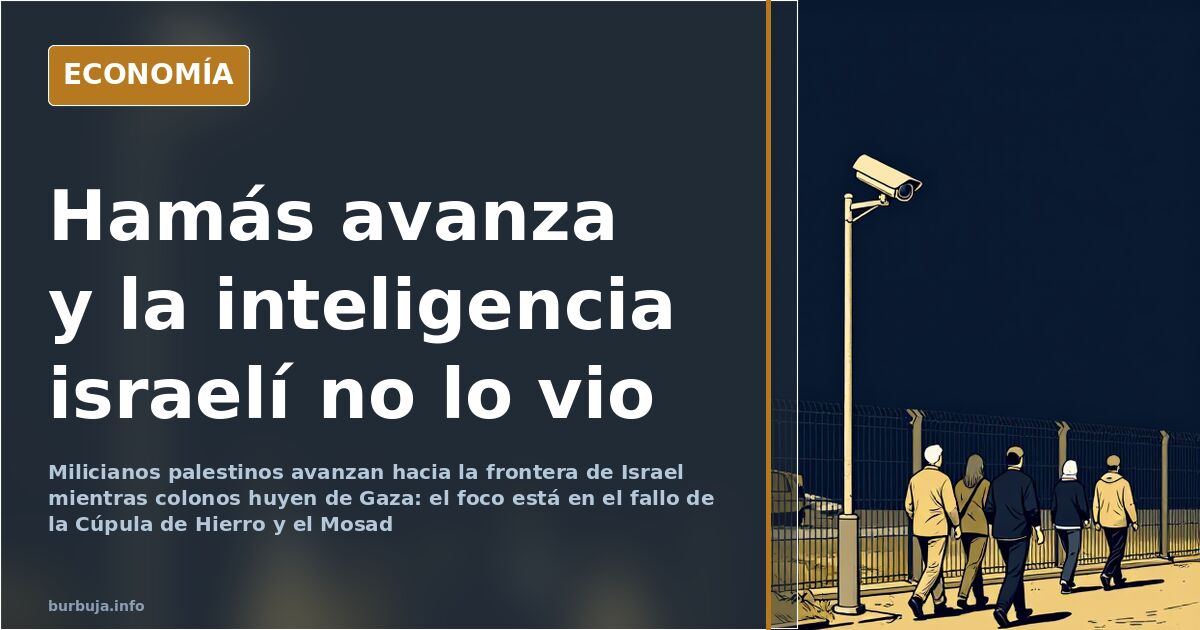 Hamás cruza la frontera y tambalea el relato de seguridad israelí