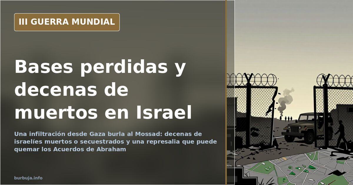 Infiltración masiva en Israel: pánico y golpe al Mossad