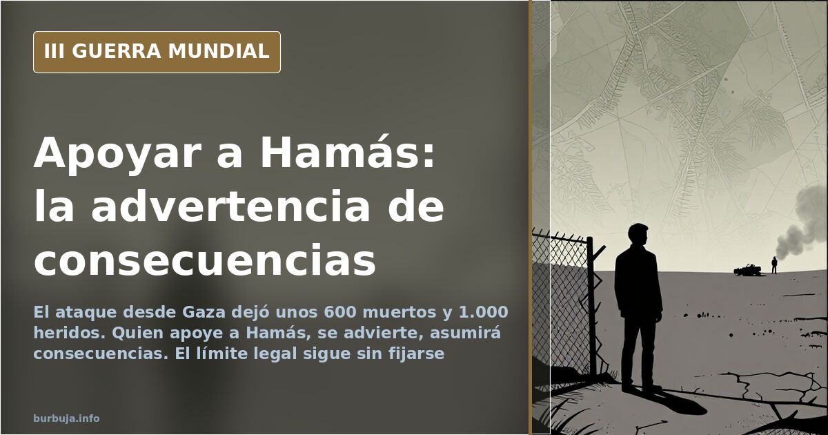 Apoyar a Hamás en internet: consecuencias legales en España