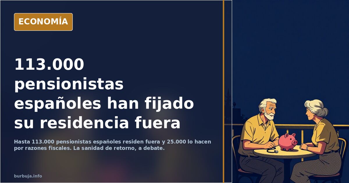 Maleta abierta junto a una ventana con vistas a un valle, símbolo de los jubilados que trasladan su pensión a países con meno