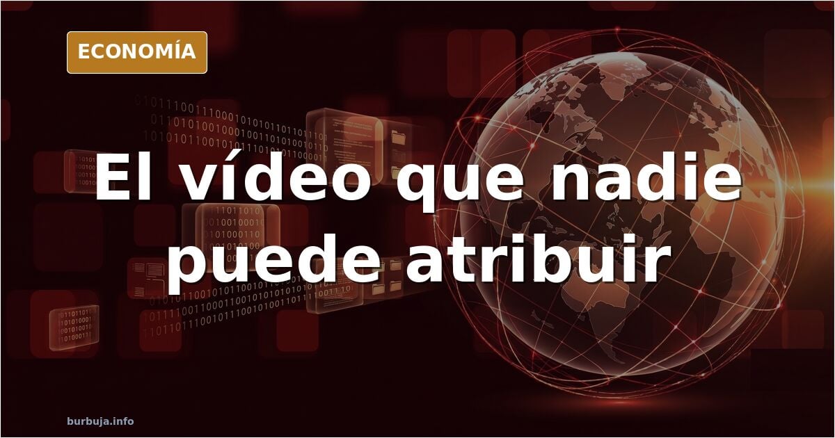 Ilustración editorial sobre un vídeo sin verificar del conflicto palestino-israelí y la disputa por su autoría y fecha