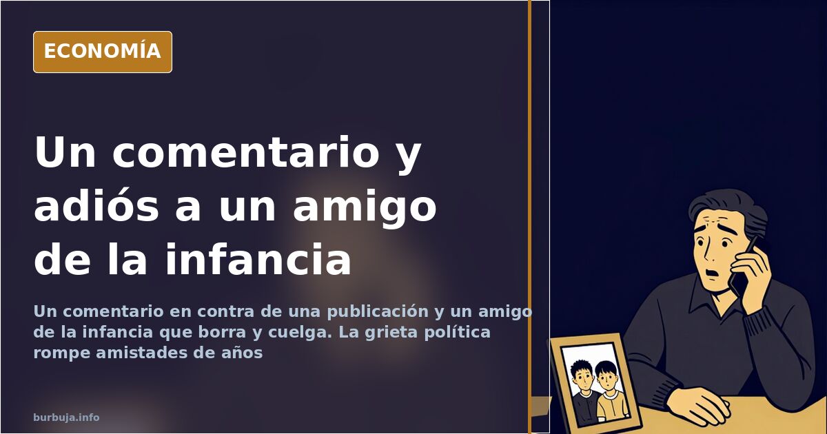 Perder una amistad de años por opinar distinto en redes sociales