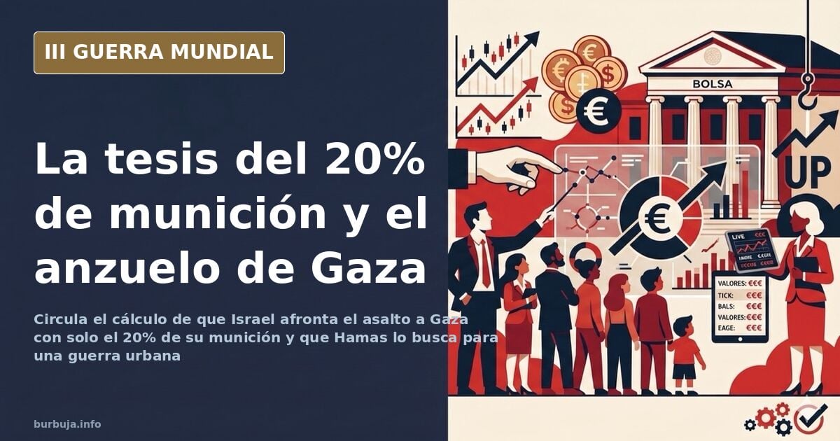 Israel's 20% ammunition claim and the urban warfare trap