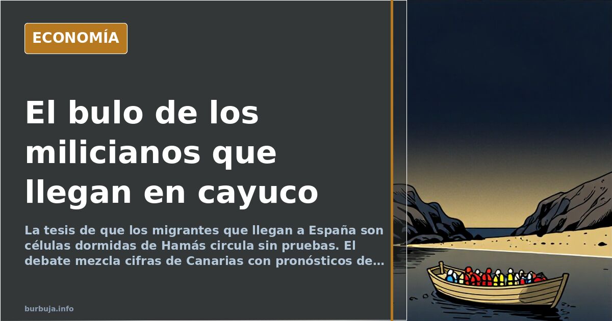 El bulo de los supuestos milicianos que entran por Canarias