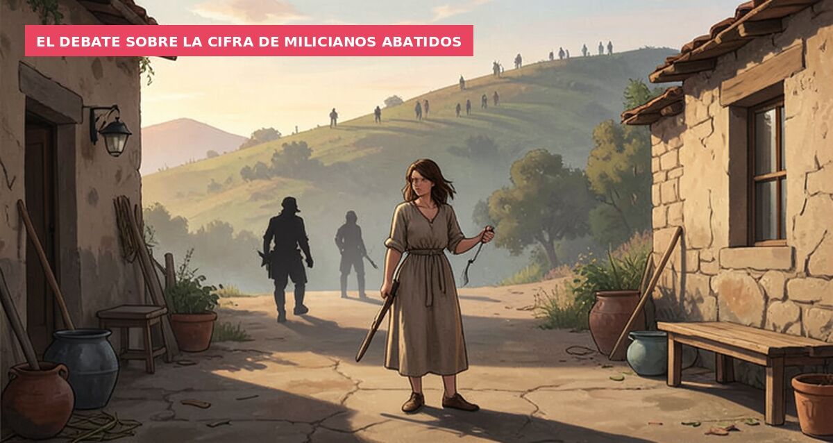 El debate sobre la cifra de milicianos abatidos