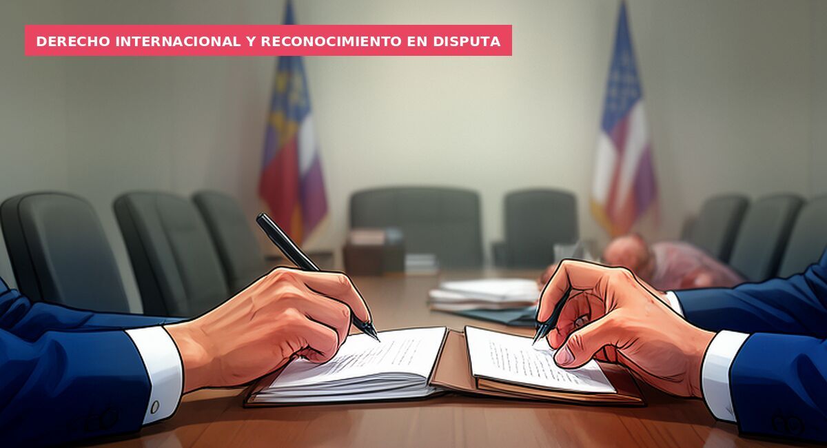 Derecho internacional y reconocimiento en disputa