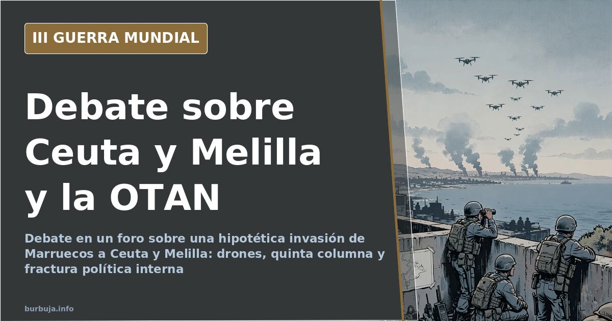 Debate on a Morocco invasion: Ceuta, Melilla and NATO
