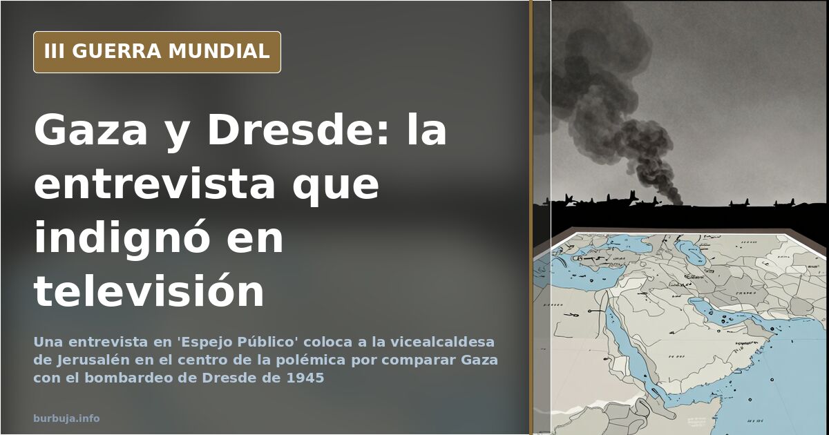 Dresde y Gaza: la entrevista de la vicealcaldesa de Jerusalén