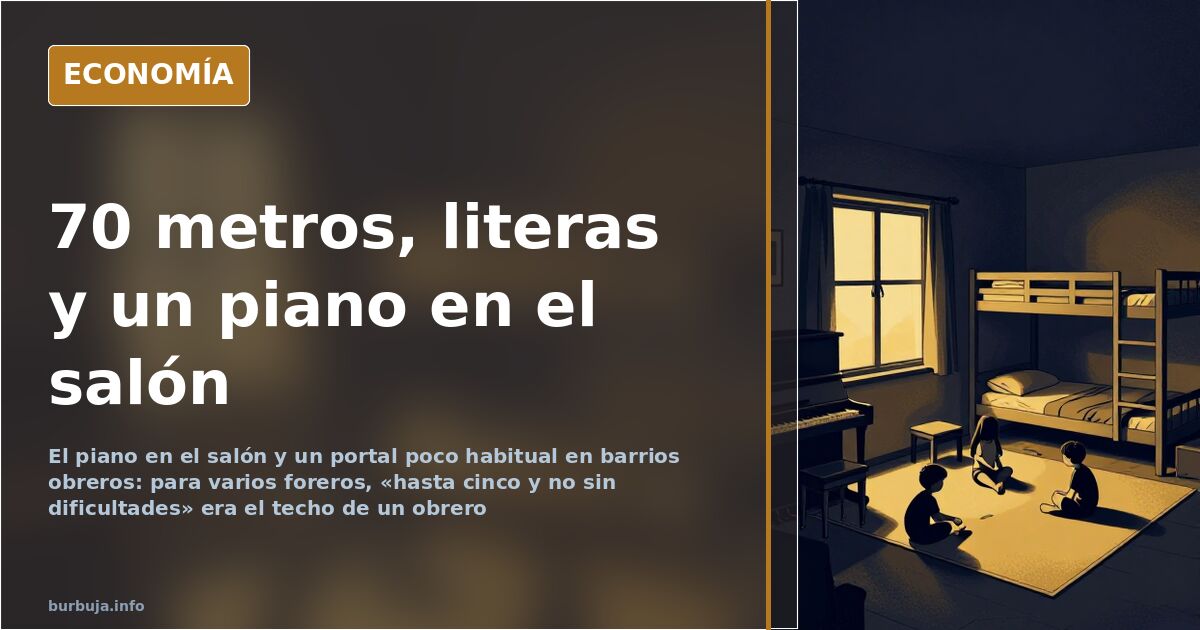 «Hasta cinco y no sin dificultades»: el techo de un obrero