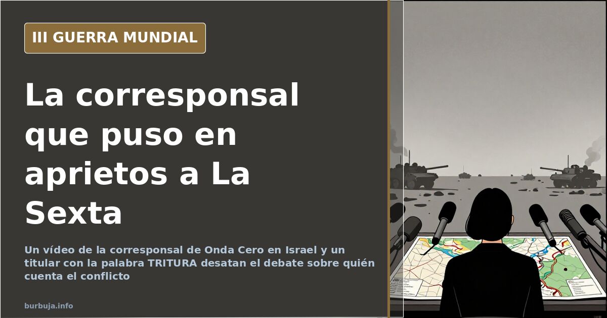 Spanish Media Clash Over Israel Narrative