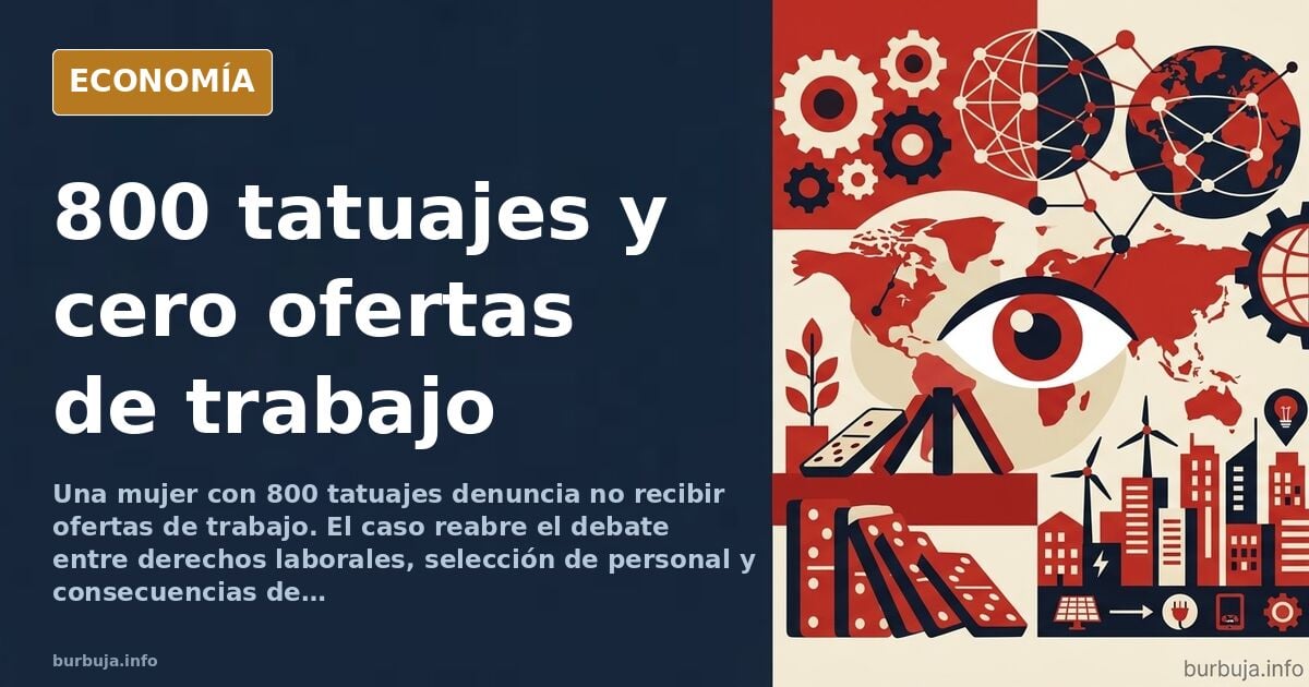 Ilustración editorial de un rostro humano cubierto de tatuajes geométricos sobre fondo azul marino y detalles dorados