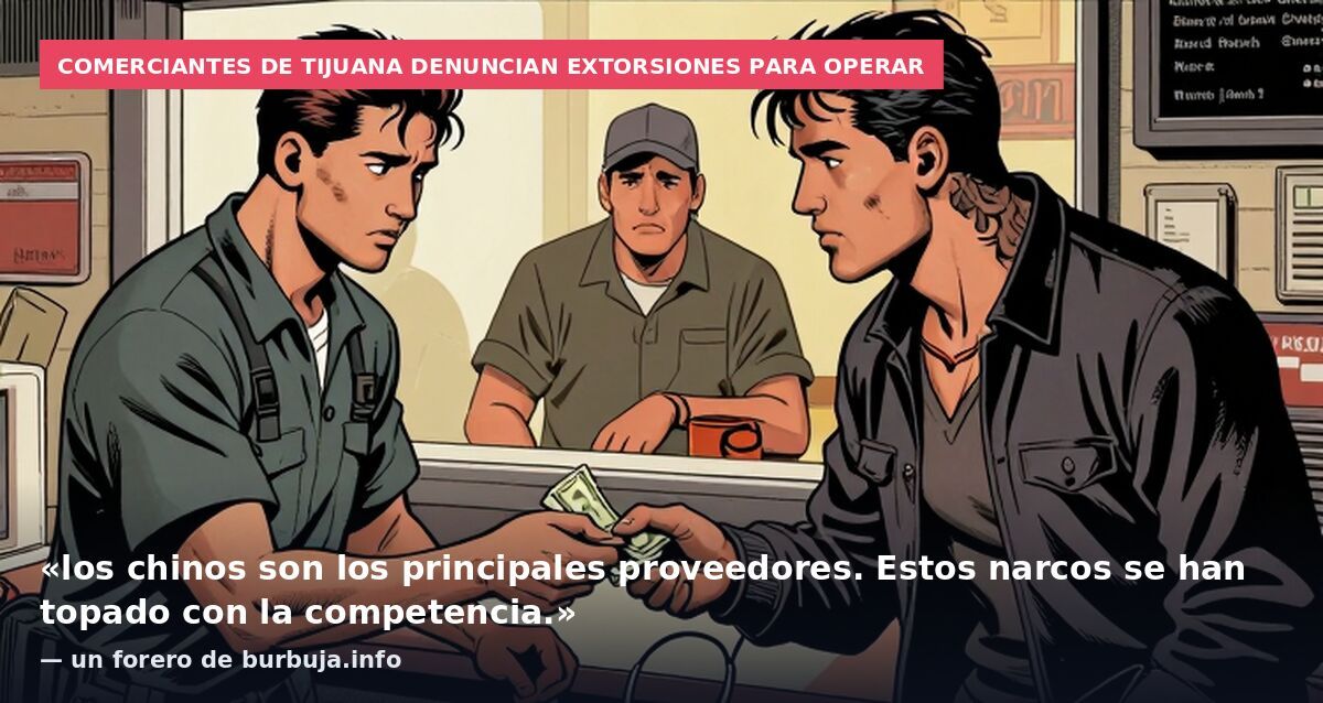Comerciantes de Tijuana denuncian extorsiones para operar: «los chinos son los principales proveedores. Estos narcos se han topado con la competencia.» — un forero de burbuja.info