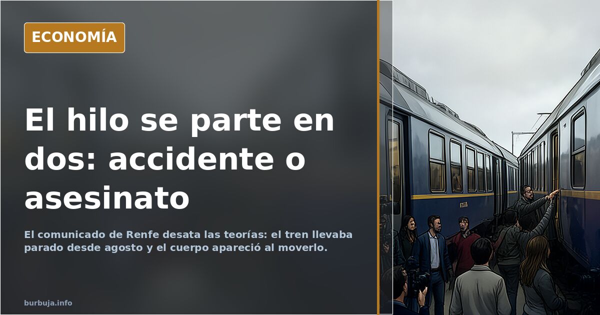 El hilo se parte en dos: accidente o asesinato