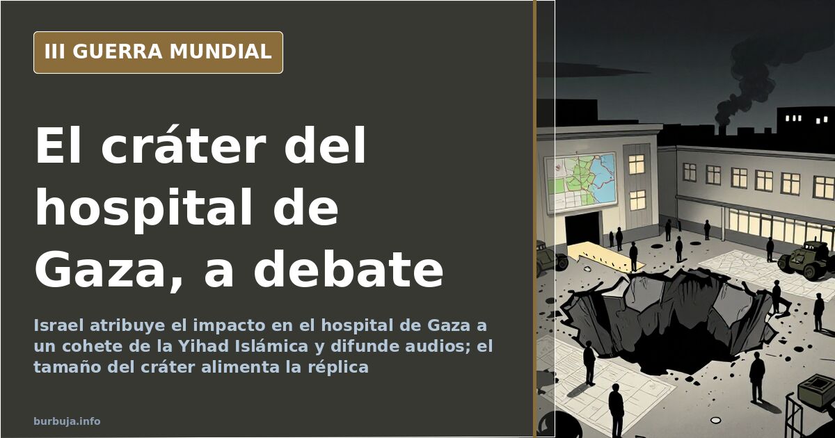 Gaza Hospital Strike: Crater Size Challenges JDAM Claim