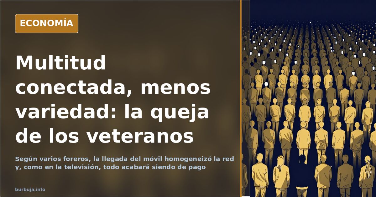 «Internet se ha masificado y ha perdido variedad», según el foro