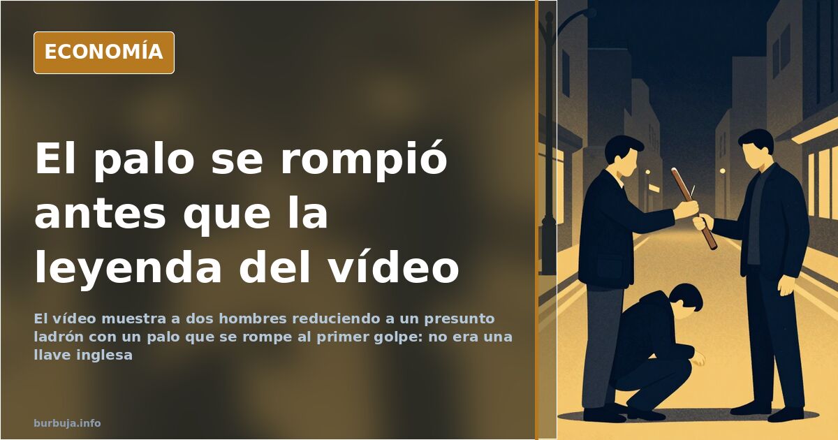 Llaveroterapia: el vídeo del palo que no era una llave inglesa