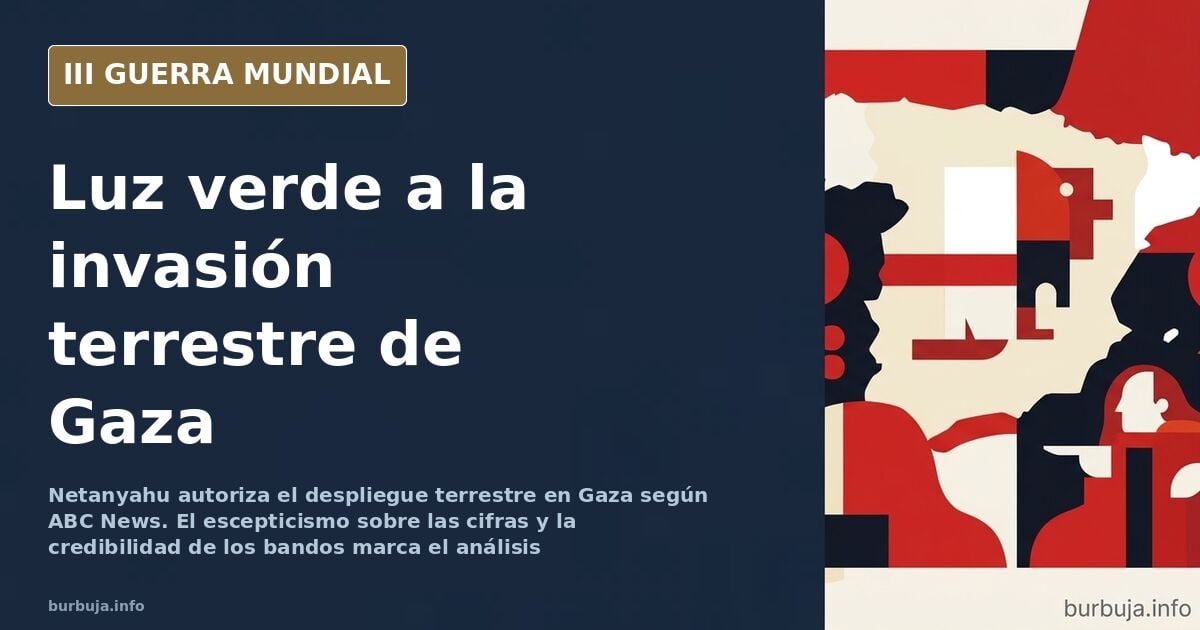 Silueta de vehículos blindados israelíes desplegándose hacia la Franja de Gaza con columnas de humo en el horizonte