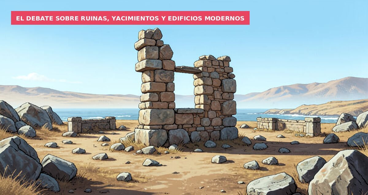 El debate sobre ruinas, yacimientos y edificios modernos