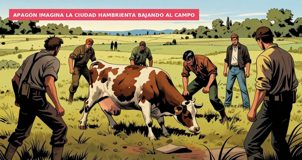 Apagón imagina la ciudad hambrienta bajando al campo