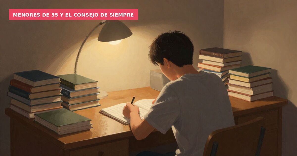 Menores de 35 y el consejo de siempre