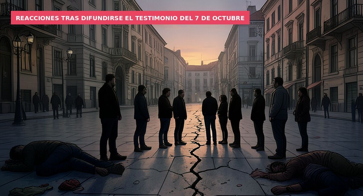 Reacciones tras difundirse el testimonio del 7 de octubre