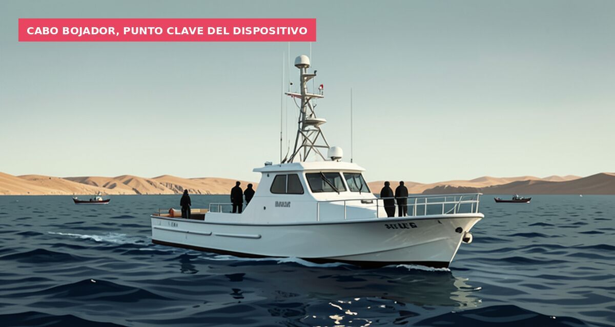 Cabo Bojador, punto clave del dispositivo