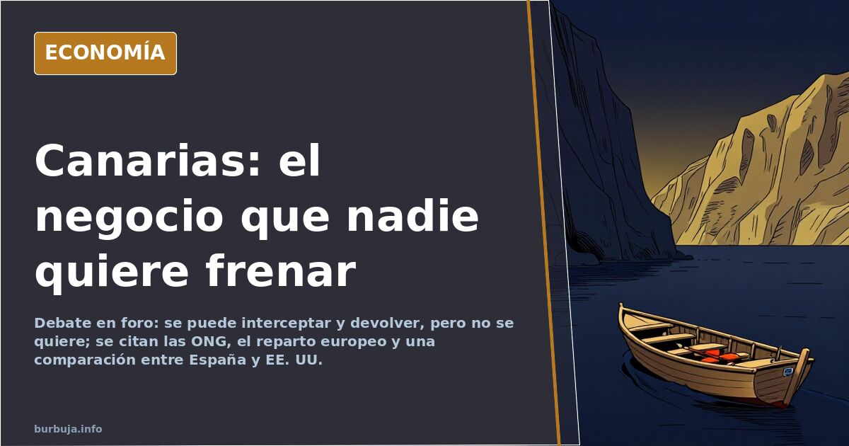 Canarias: por qué no se interceptan ni devuelven las pateras