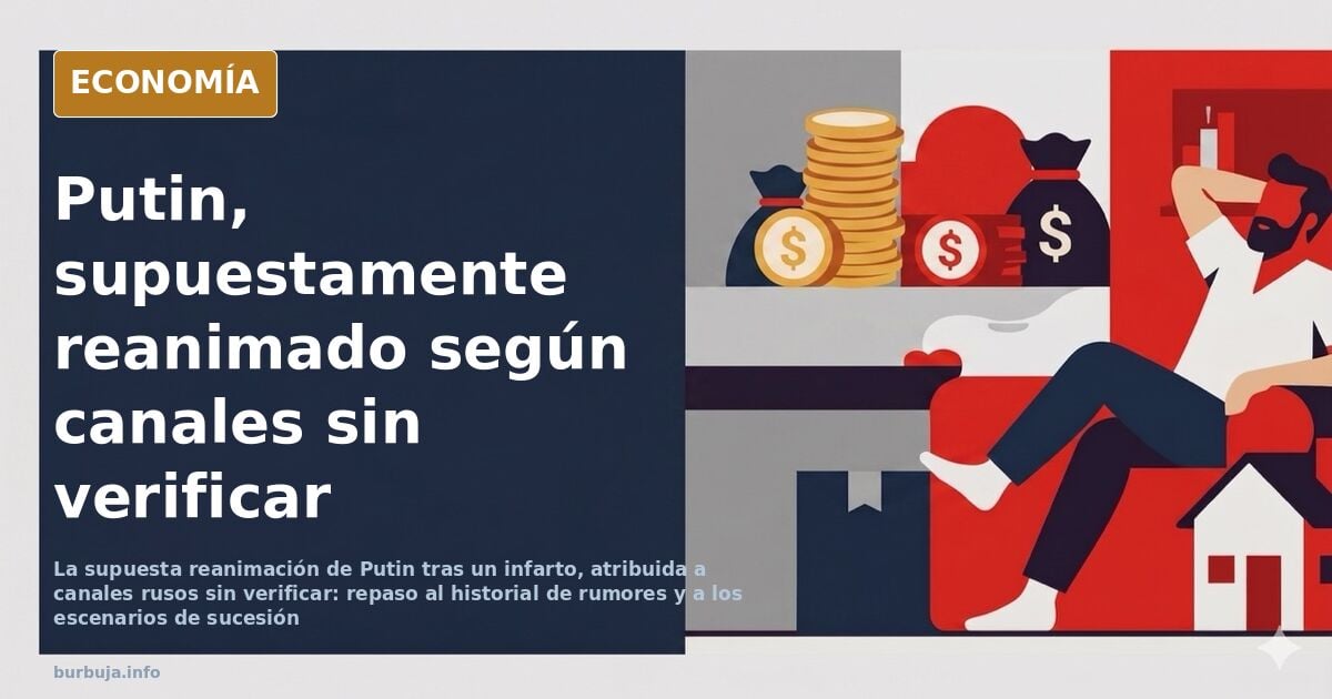 Rumores de infarto de Putin sin confirmar por el Kremlin