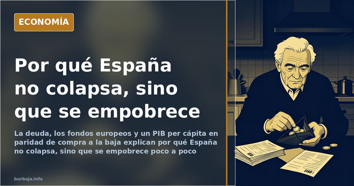 España no colapsa: el declive lento que sostiene la deuda