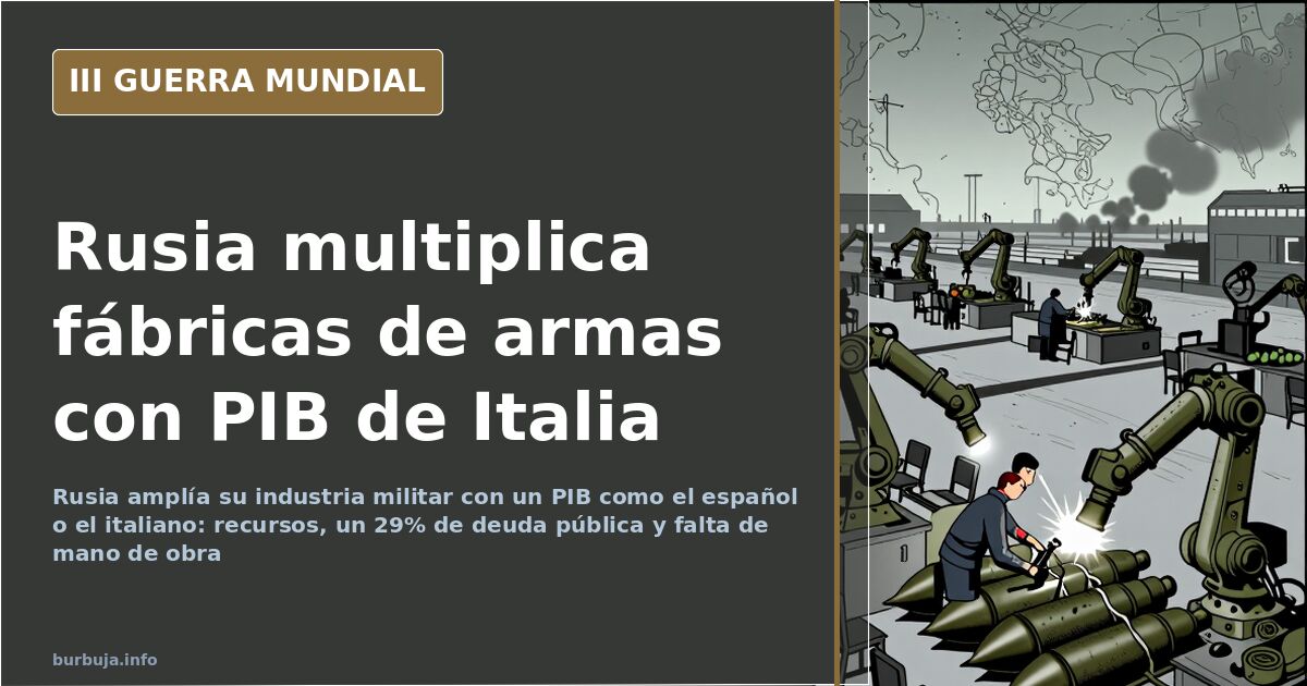 Russia Boosts Military Industry Despite Italian-Sized GDP