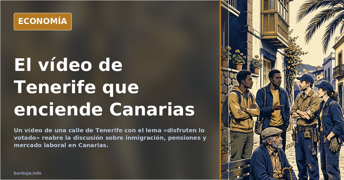 Tenerife: el vídeo que reabre la grieta migratoria en Canarias