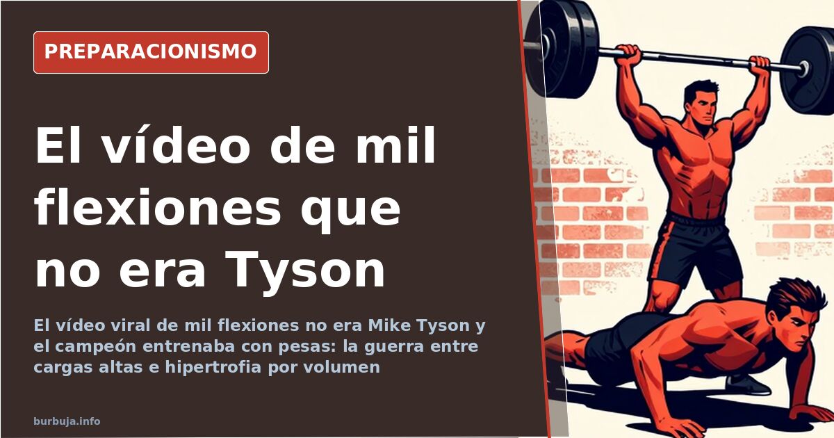 Boxeador entrenando con pesas en un gimnasio frente al mito de las mil flexiones para la hipertrofia